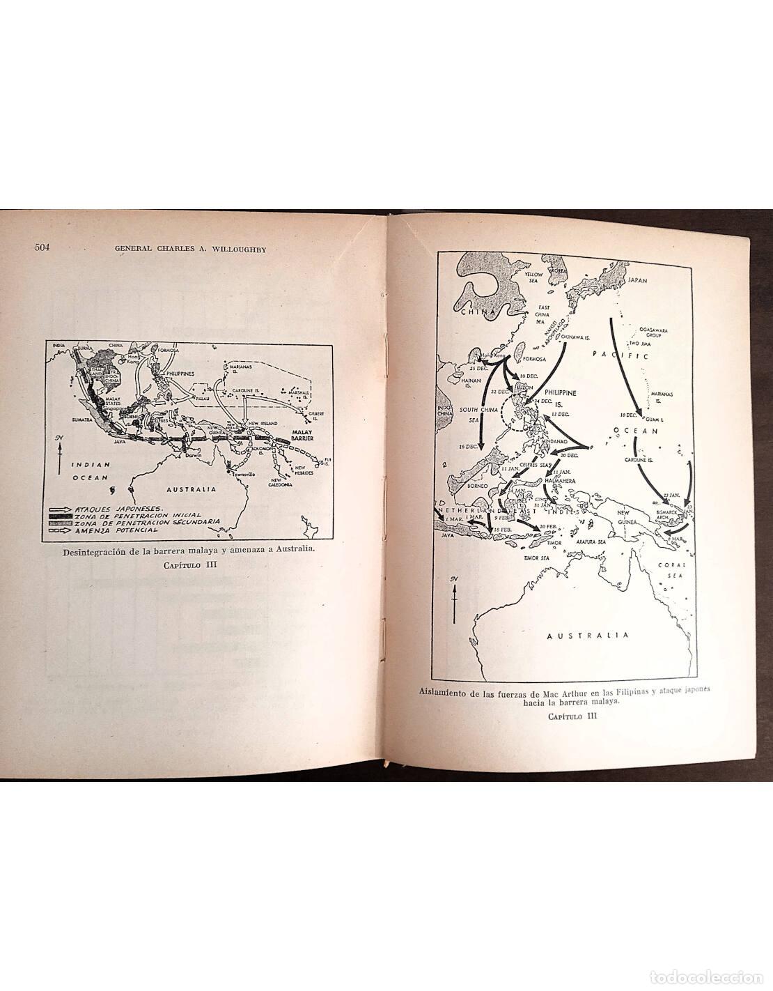 Libros de segunda mano: MACARTHUR. WILLOUGHBY, Charles A., General. Editorial AHR. 1955. - Foto 4