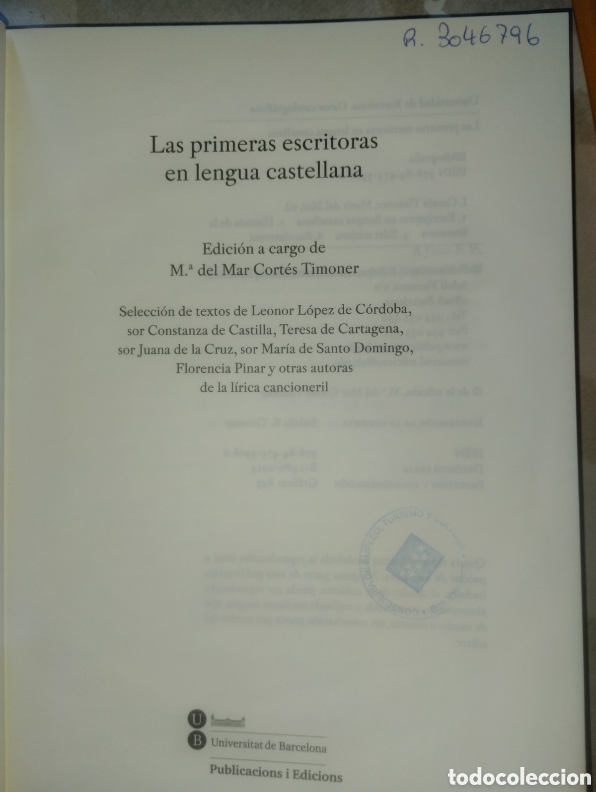Libros de segunda mano: LAS PRIMERAS ESCRITORAS EN LENGUA CASTELLANA - Foto 4