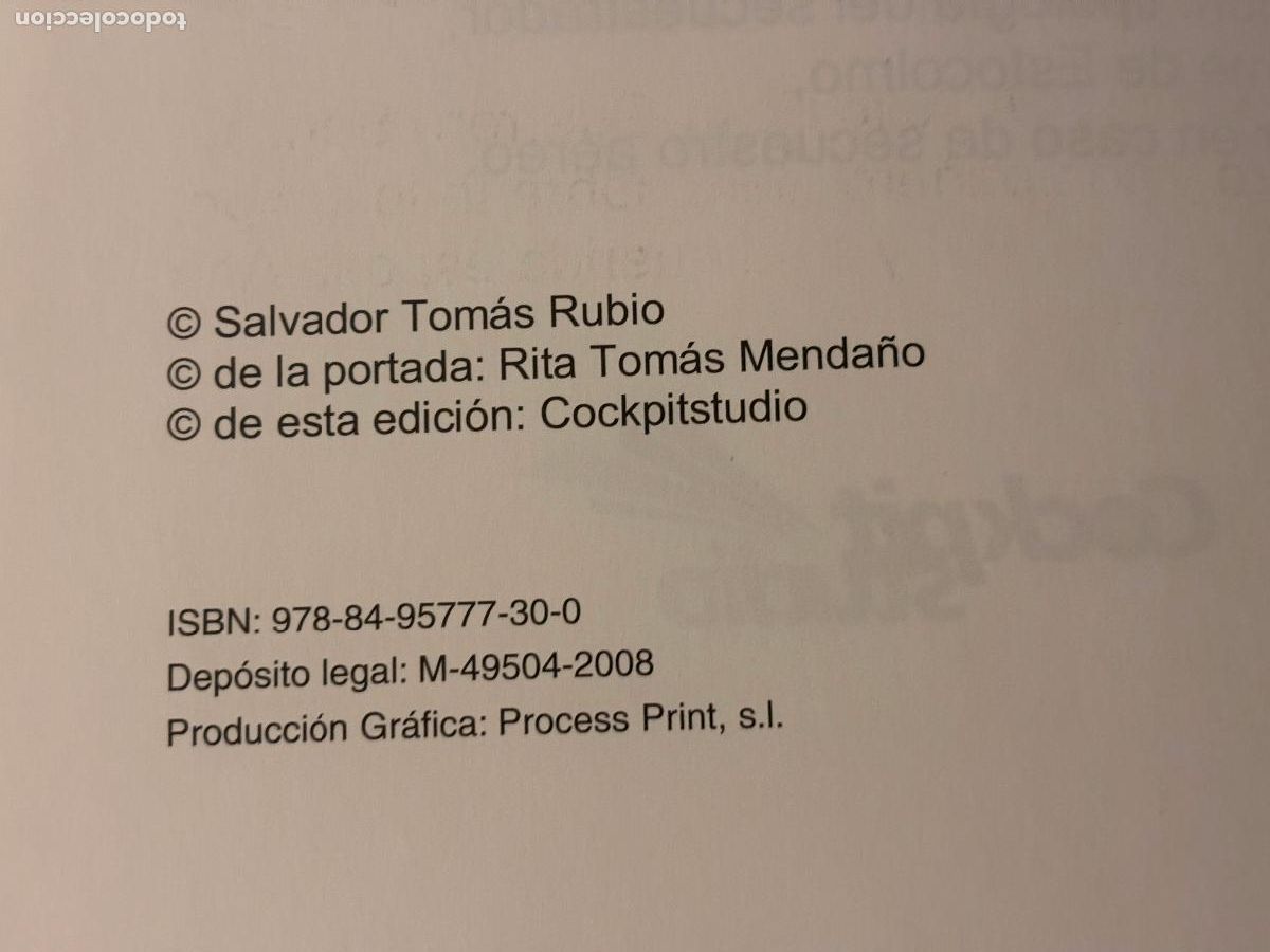 Libros de segunda mano: El secuestro a&eacute;reo. Salvador Tom&aacute;s Rubio. - Foto 3