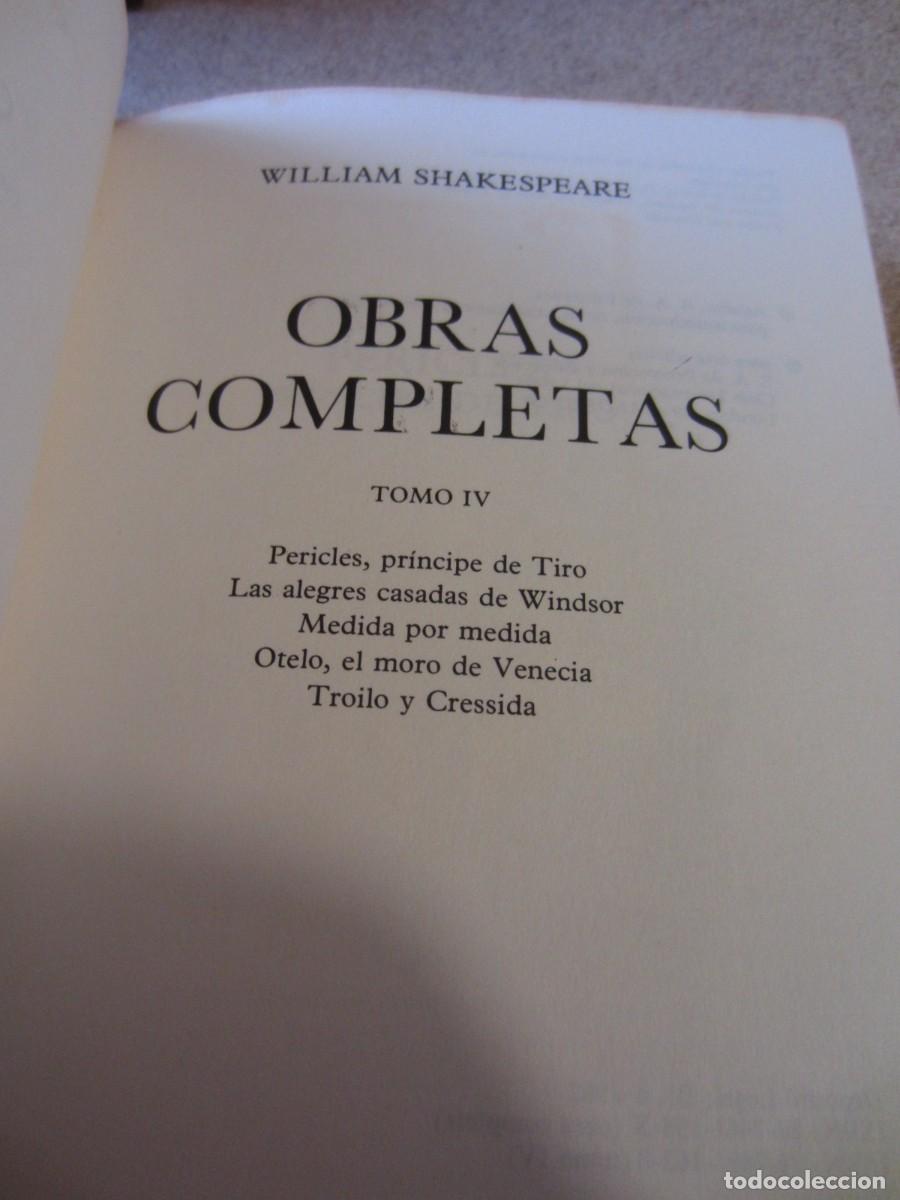 Libros de segunda mano: Libros de William Shakespeare (1982 Obras Completas) (Tomos 3 4 5 8) - Foto 18