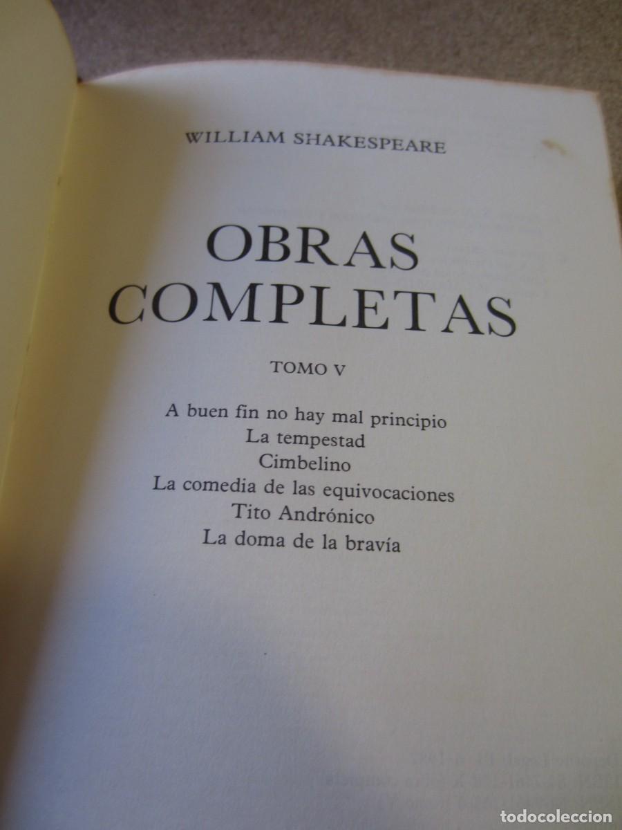 Libros de segunda mano: Libros de William Shakespeare (1982 Obras Completas) (Tomos 3 4 5 8) - Foto 19