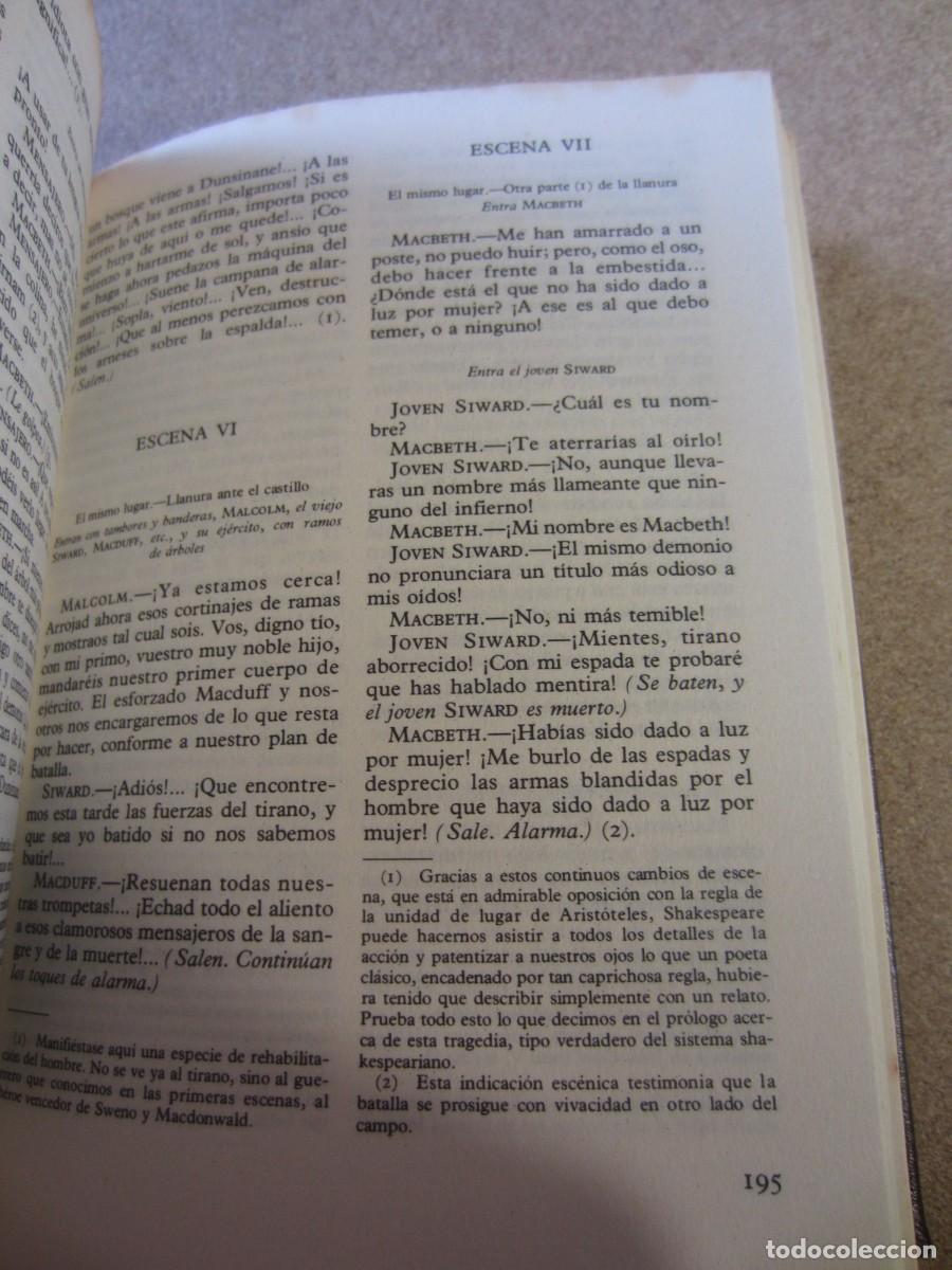 Libros de segunda mano: Libros de William Shakespeare (1982 Obras Completas) (Tomos 3 4 5 8) - Foto 27