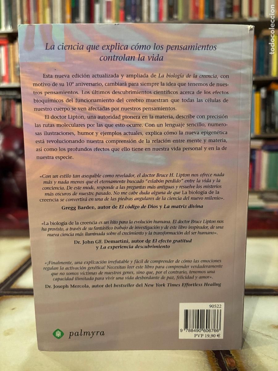 Libros de segunda mano: La biolog&iacute;a de la creencia. Dr. Bruce H. Lipton. - Foto 2