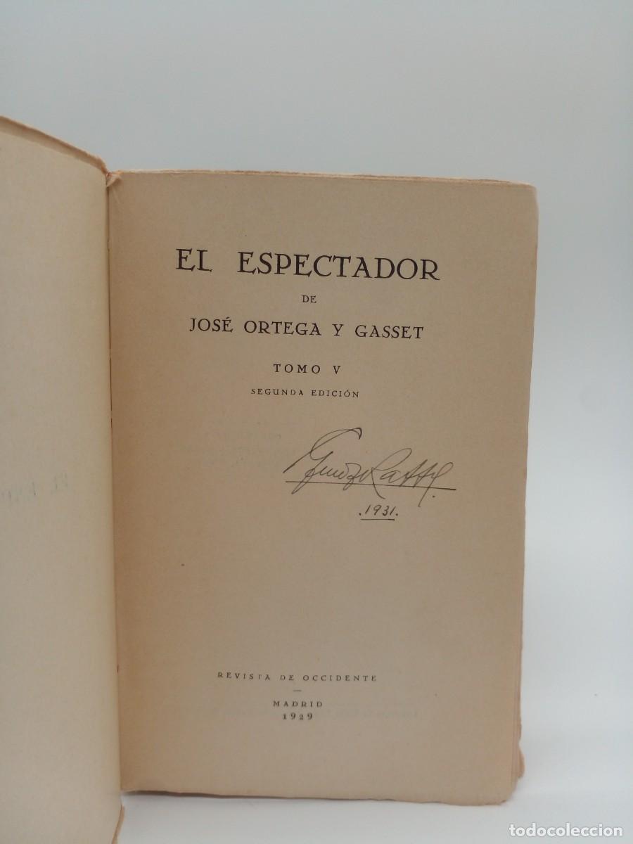 Libros de segunda mano: Jos&eacute; Ortega y Gasset - El Espectador V - Foto 3