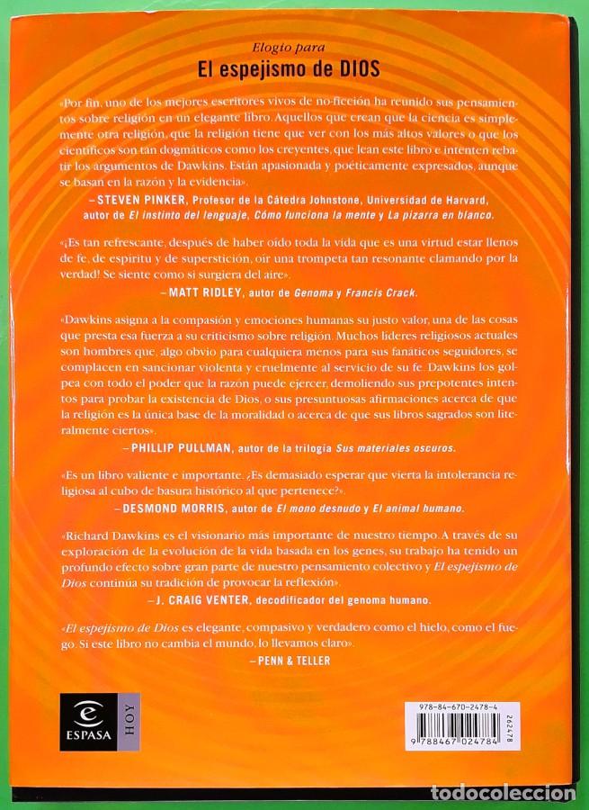 Libros de segunda mano: El espejismo de dios - Richard Dawkins - Foto 2