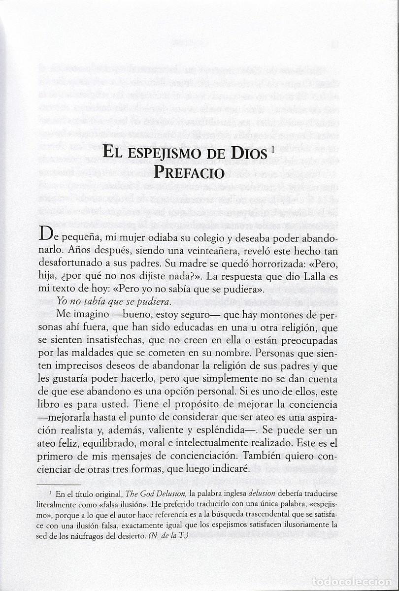 Libros de segunda mano: El espejismo de dios - Richard Dawkins - Foto 9