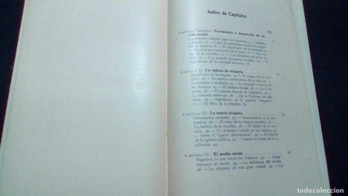 Libros de segunda mano: NUEVO LIBRO DE ETIQUETA-. LILLIAN EICHLER. EDICIONES HYMSA, S.A.-1945 - Foto 7