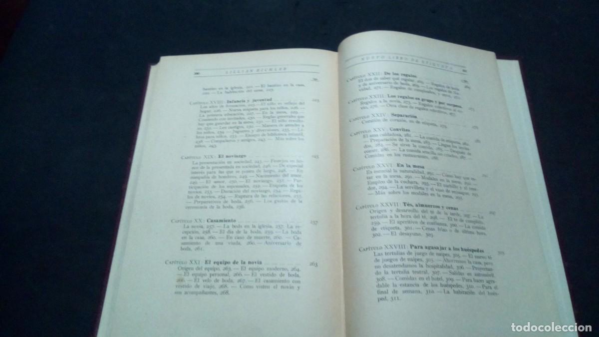 Libros de segunda mano: NUEVO LIBRO DE ETIQUETA-. LILLIAN EICHLER. EDICIONES HYMSA, S.A.-1945 - Foto 10