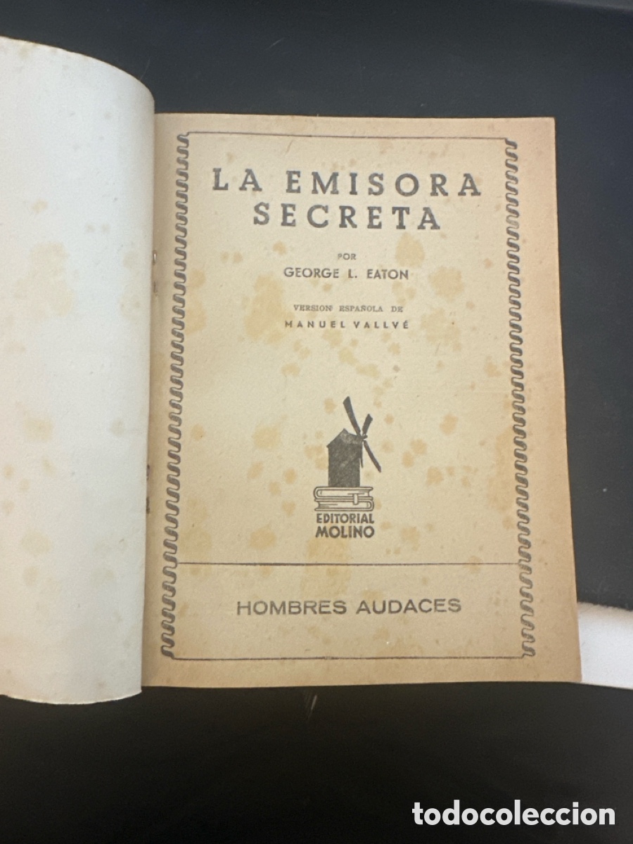 Libros de segunda mano: Bill Barnes - La emisora secreta 1947 - Foto 2