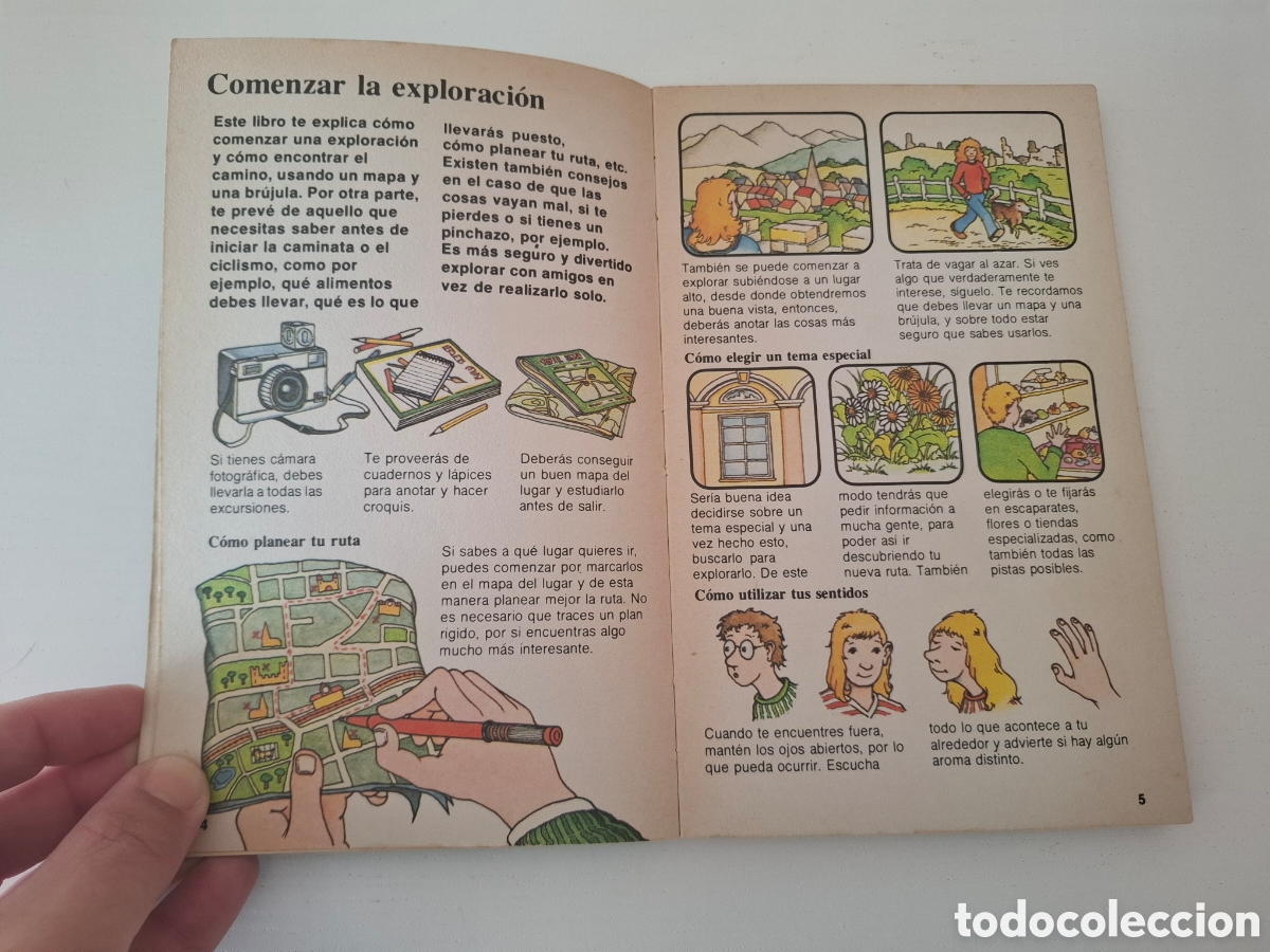 Libros de segunda mano: Libro infantil Explorando y hallando rutas. Guia del explorador. A&ntilde;o 1980. Plesa. - Foto 8