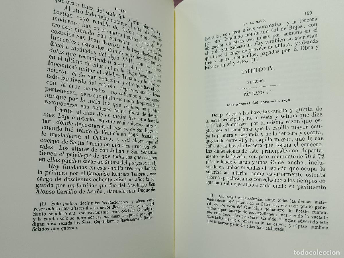 Libros de segunda mano: Sixto Ram&oacute;n Parro: Toledo en la mano (2 vols.) - Foto 13