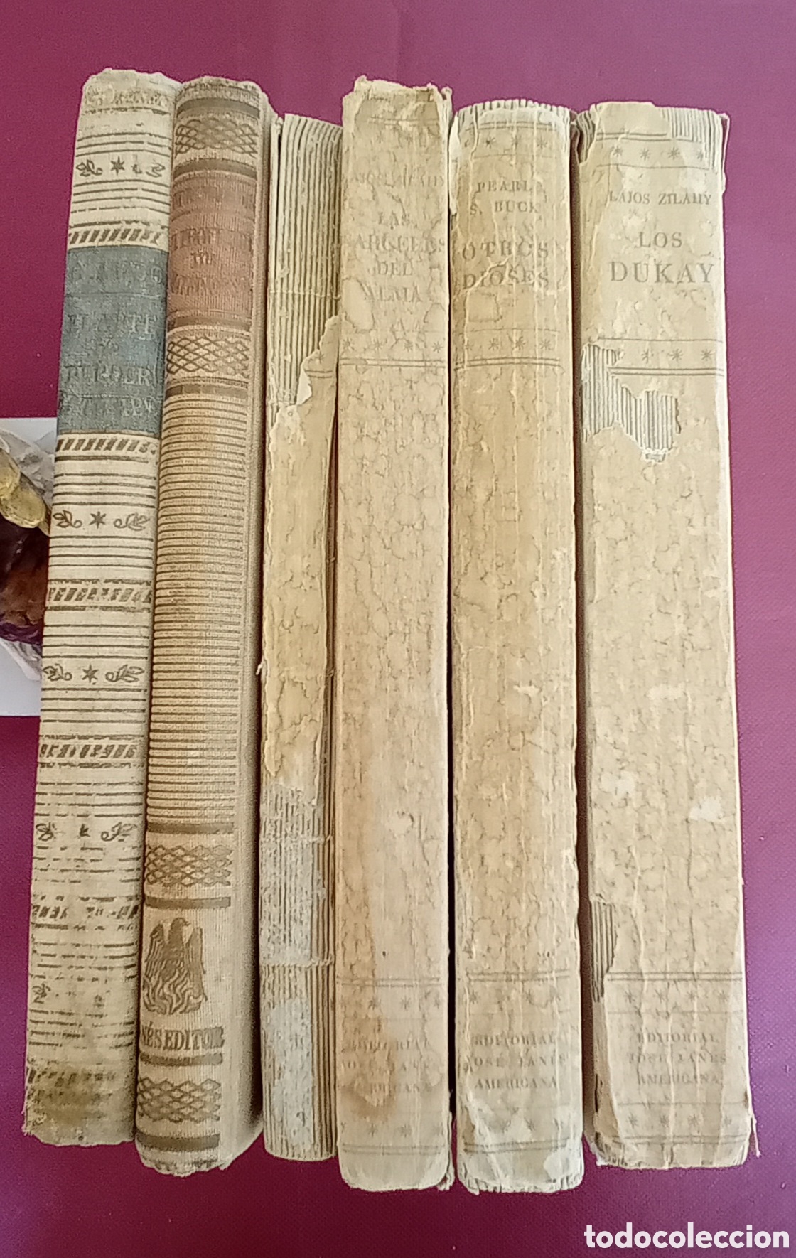 Libros de segunda mano: 6 LIBROS &rdquo;LOS MAESTROS DE LA NOVELA&rdquo;
