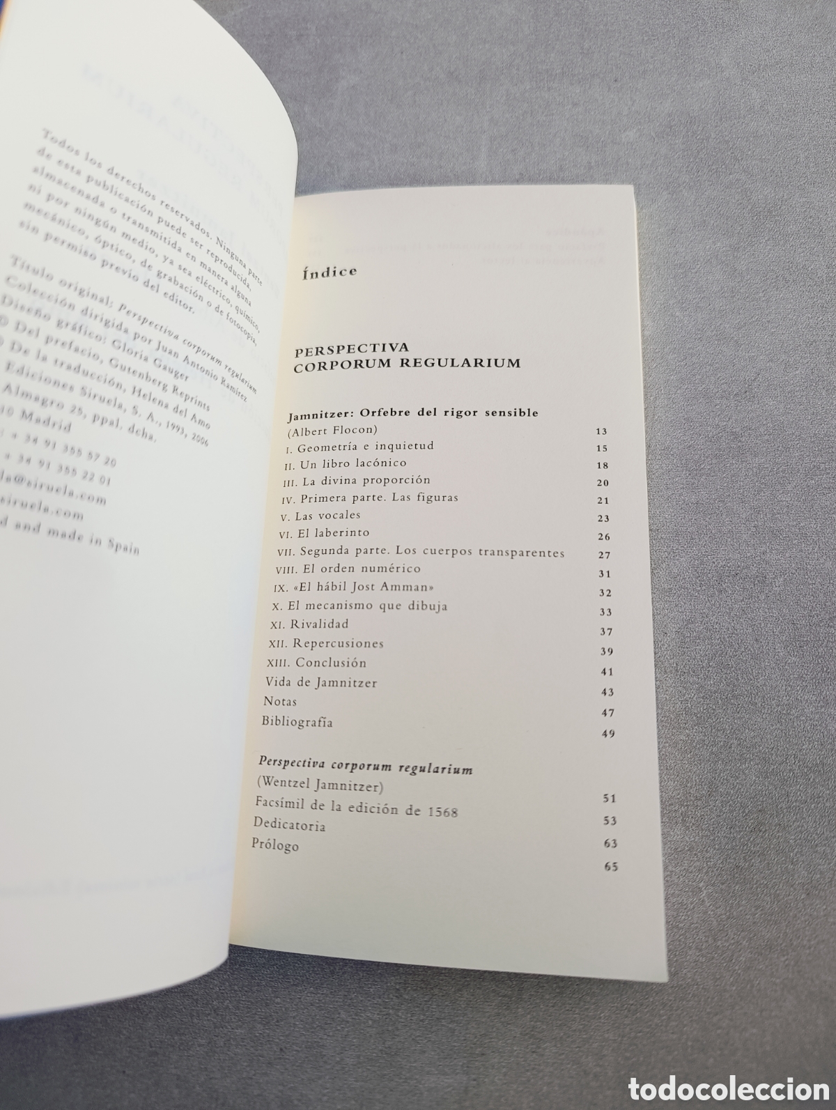Libros de segunda mano: PERSPECTIVA CORPORUM REGULARIUM. WENTZEL JAMNITZER. - Foto 4