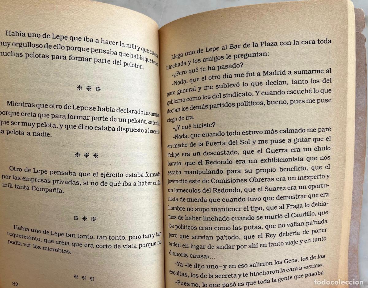 Libros de segunda mano: HUMOR DE LEPE. BARNAVEN C.A. LIBRO DE CHISTES. - Foto 2
