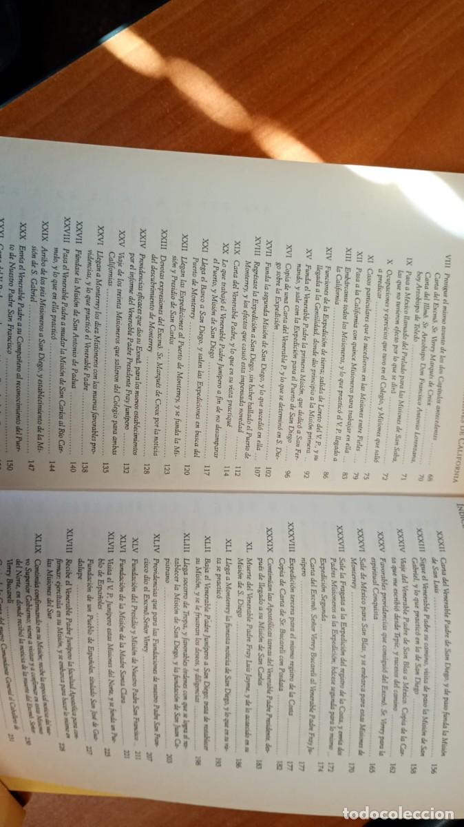 Libros de segunda mano: JUNIPERO SERRA Y LAS MISIONES DE CALIFORNIA - FRANCISCO PALOU - Foto 5