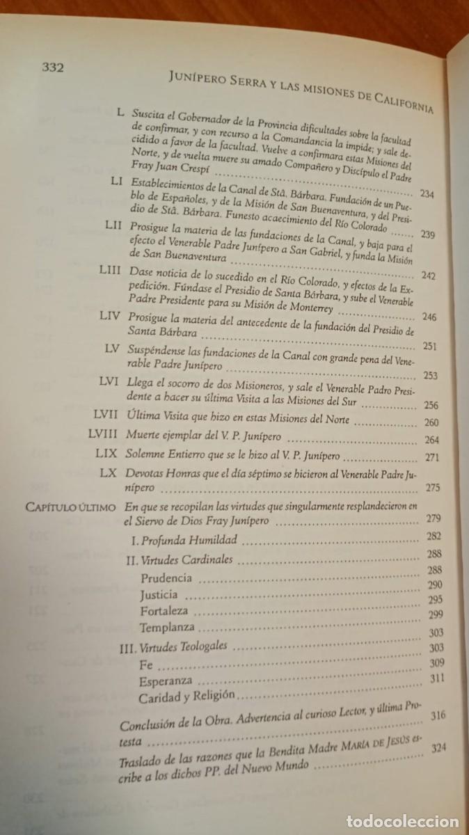 Libros de segunda mano: JUNIPERO SERRA Y LAS MISIONES DE CALIFORNIA - FRANCISCO PALOU - Foto 6