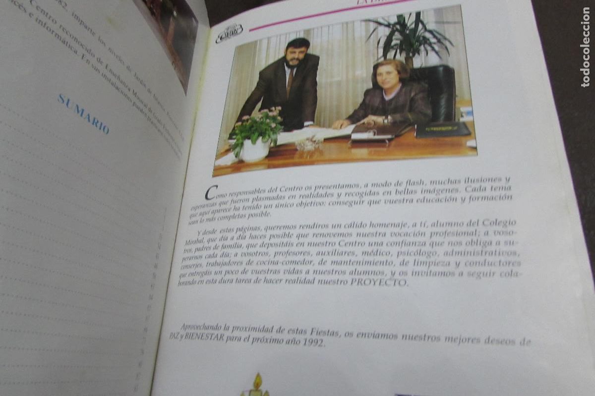 Libros de segunda mano: MIRABAL NUESTRO COLEGIO CURSO 1990-1991 - Foto 2