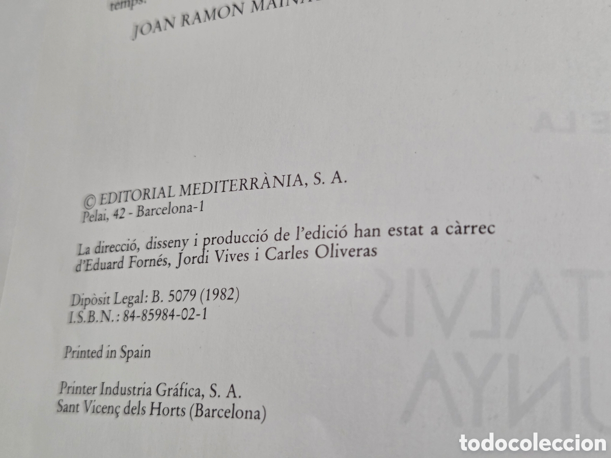 Libros de segunda mano: &rdquo;&rdquo;TRETZE QUE CANTEN&rdquo;&rdquo;...JOAN RAMON MAINAT...E. MEDITERR&Aacute;NEA...1982.. - Foto 6