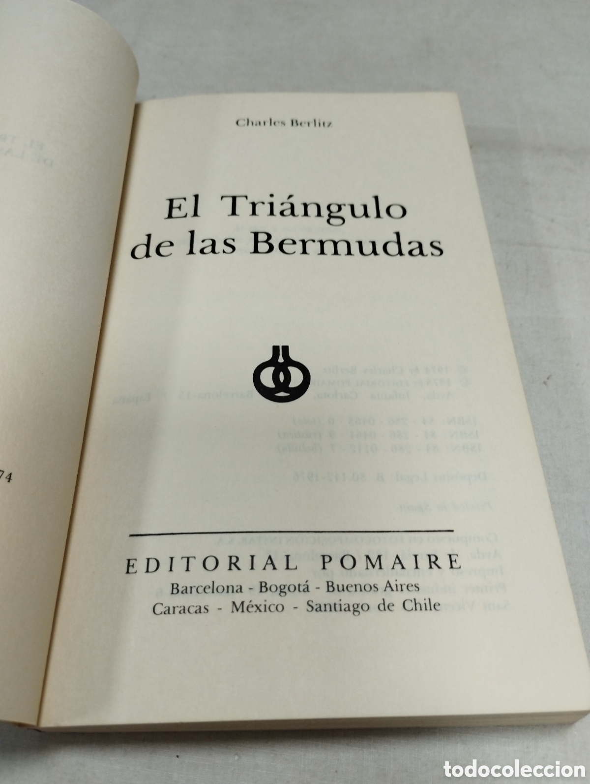 Libros de segunda mano: El tri&aacute;ngulo de las Bermudas. Charles Berlitz, 1974 - Foto 2
