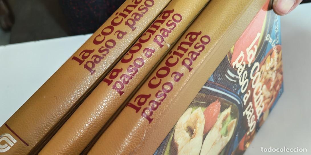 Libros de segunda mano: LA COCINA PASO A PASO . 1975 . 3 tomos.Sarpe - Foto 4