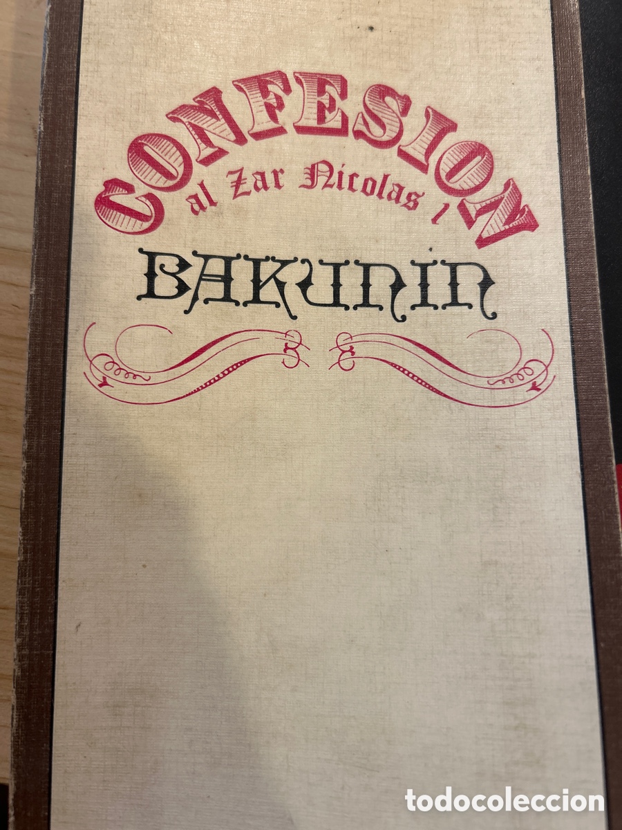 Libros de segunda mano: Confesi&oacute;n al zar Nicolas I por Bakunin. C4 - Foto 1