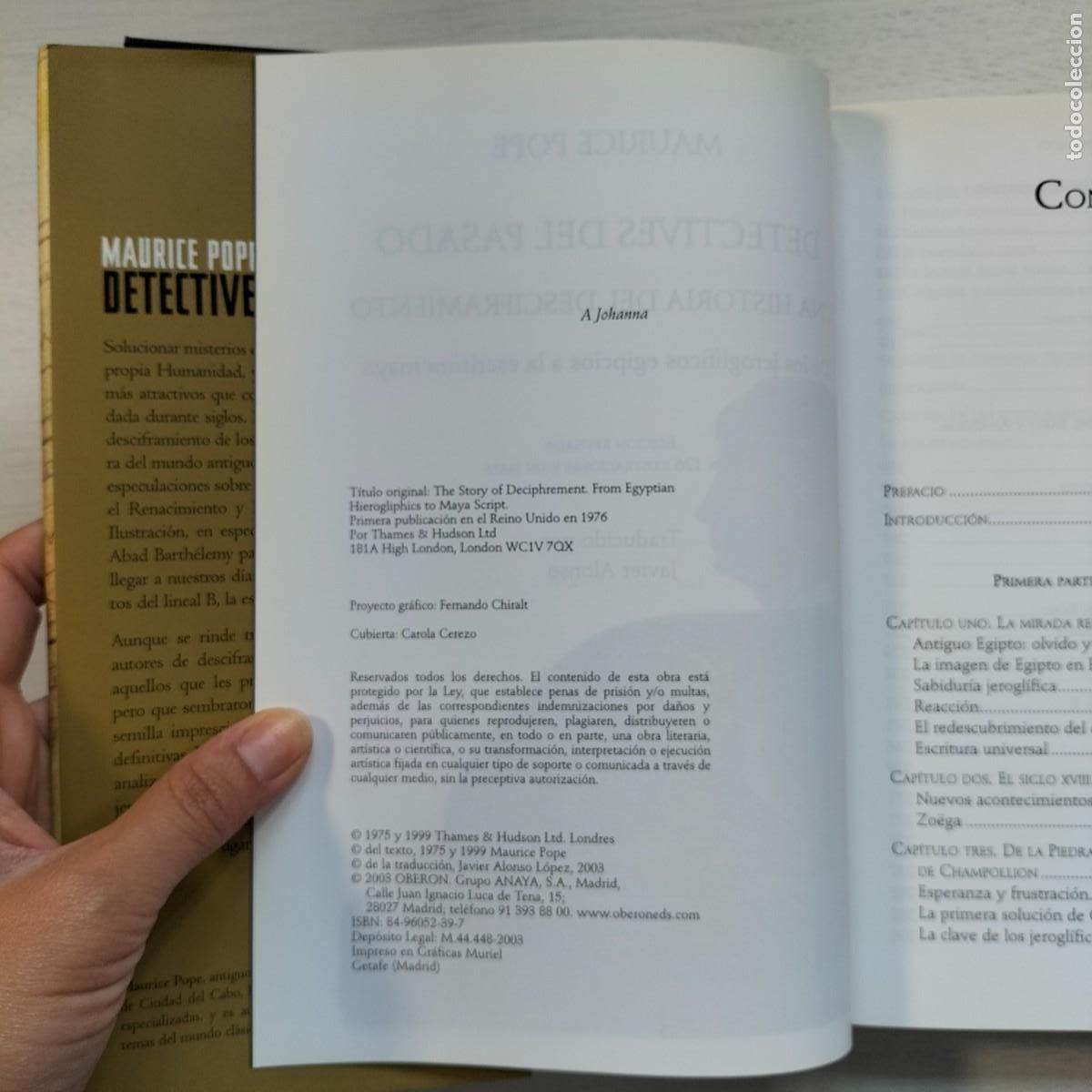 Libros de segunda mano: Detectives del pasado - Maurice Pope. Oberon - Foto 5