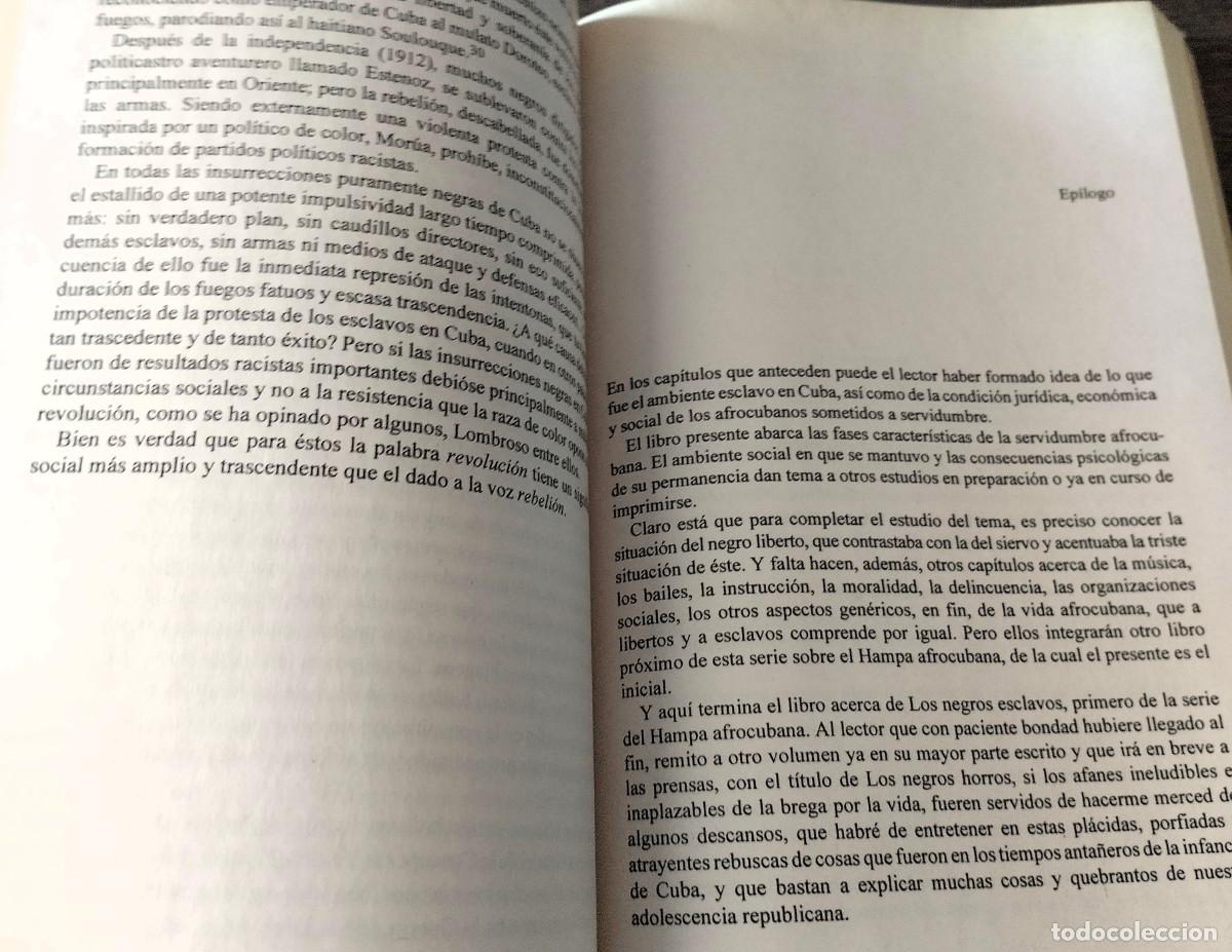 Libros de segunda mano: Fernando Ortiz, Los negros esclavos, Cuba, 1996 - Foto 5
