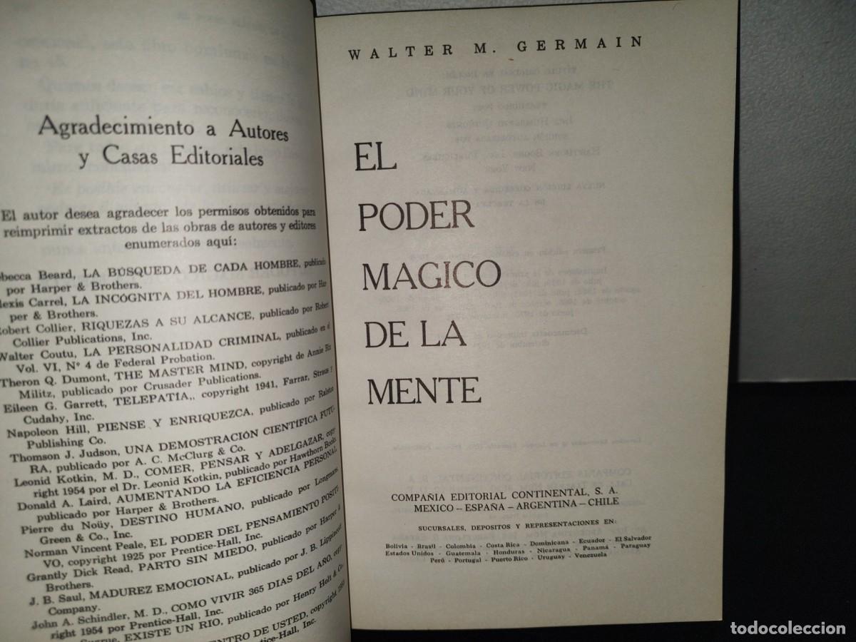 Libros de segunda mano: 203- EL ODER M&Aacute;GICO DE LA MENTE - WALTER M. GERMAIN - Foto 5