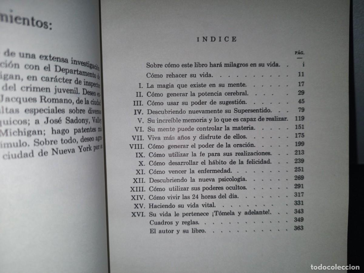 Libros de segunda mano: 203- EL ODER M&Aacute;GICO DE LA MENTE - WALTER M. GERMAIN - Foto 7