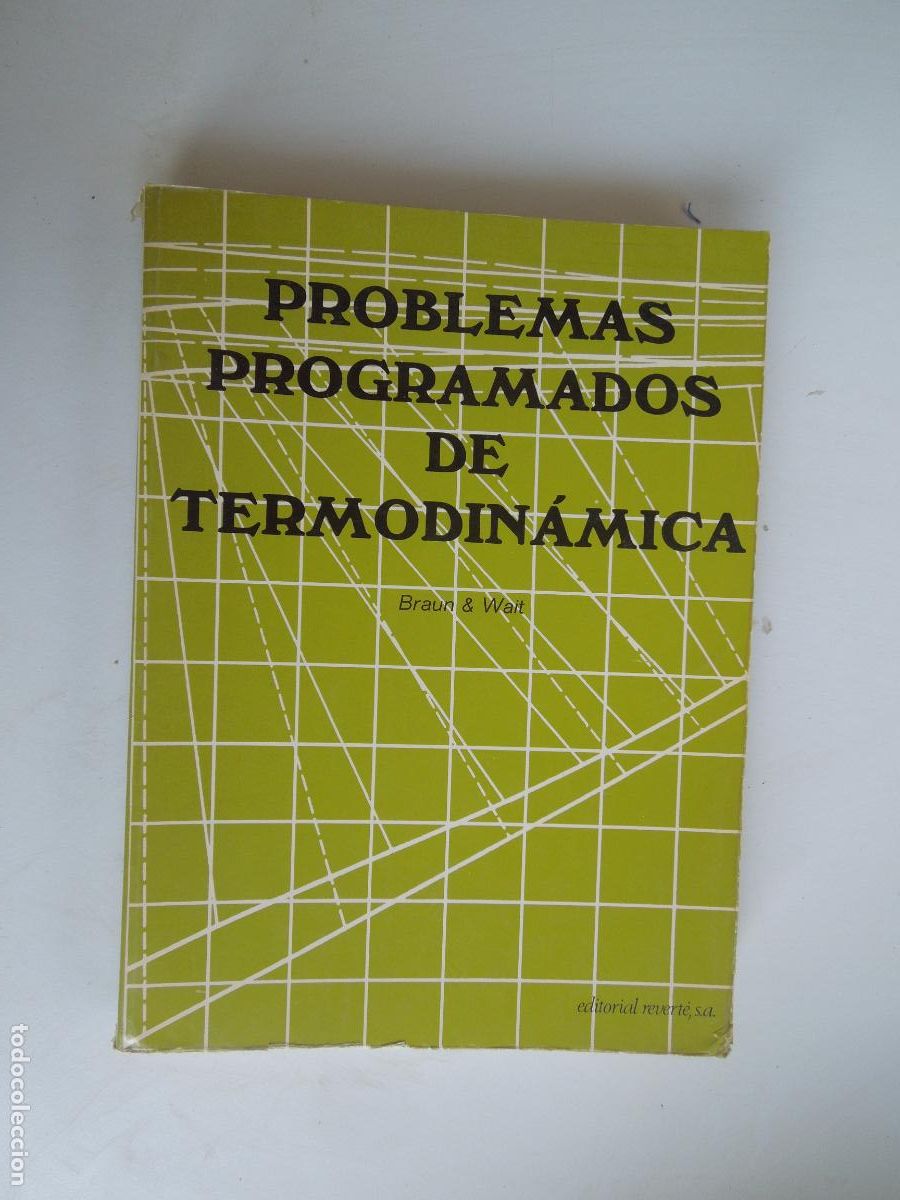 Libros de segunda mano: PROBLEMAS PROGRAMADOS DE TERMODIN&Aacute;MICA - BRAUN & WAIT - EDITORIAL REVERT&Eacute; 1973. - Foto 1