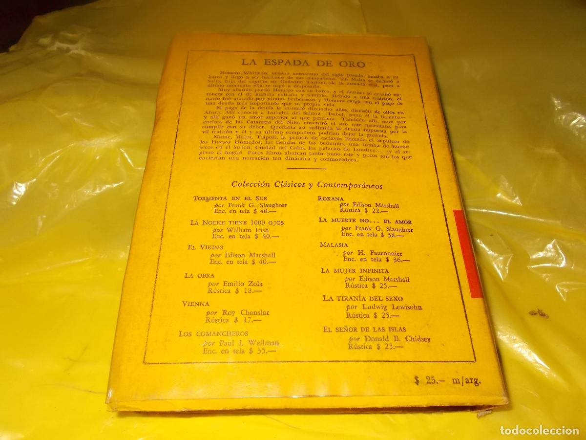 Libros de segunda mano: La espada de oro, Edison Marshall - Foto 2