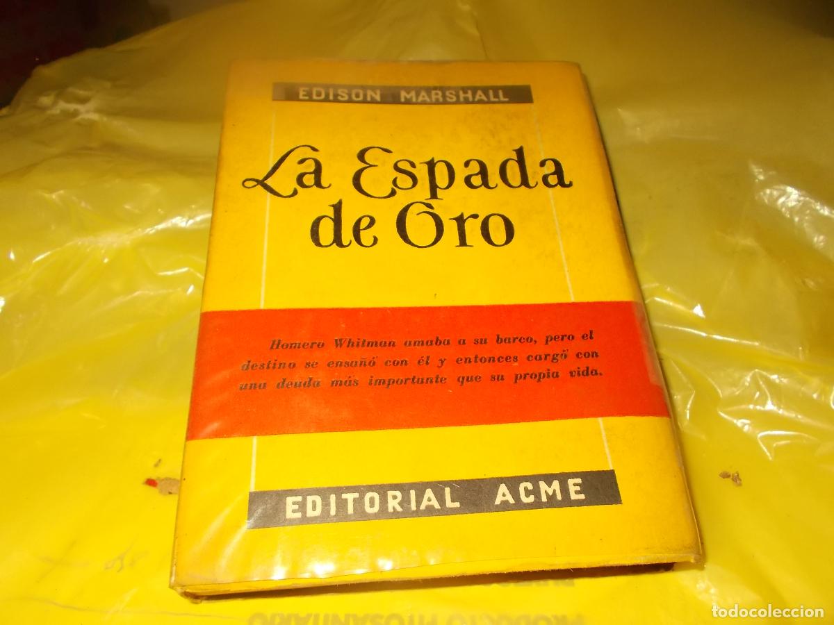 Libros de segunda mano: La espada de oro, Edison Marshall - Foto 1