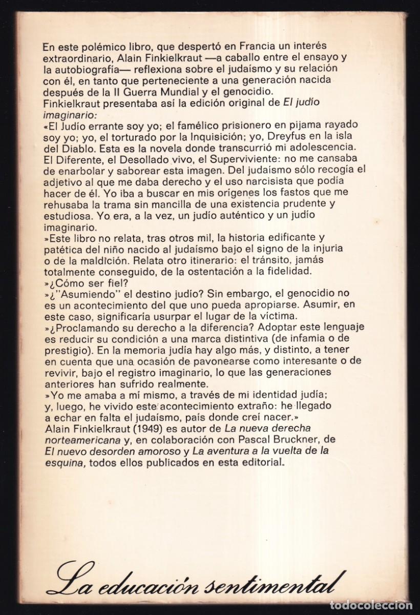 Libros de segunda mano: Lote 9 libros colecci&oacute;n *La educaci&oacute;n sentimental* Editorial Anagrama. - Foto 10
