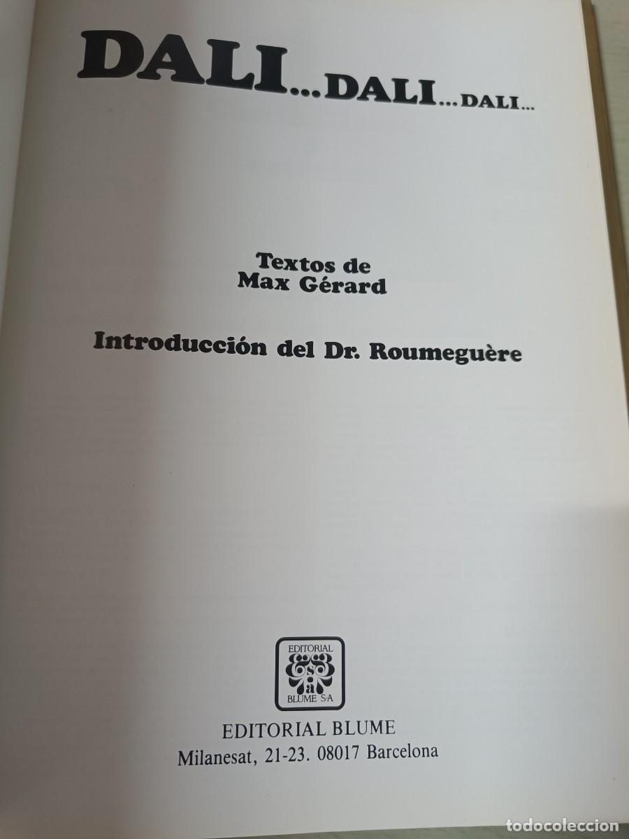 Libros de segunda mano: DAL&Iacute;...DAL&Iacute;...DAL&Iacute;...TEXTOS DE MAX G&Eacute;RARD. BLUME - Foto 3