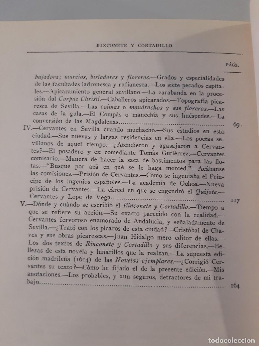 Libros de segunda mano: PERFILES DE LA SEVILLA CERVANTINA - RODRIGUEZ MARIN, FRANCISCO - Foto 4