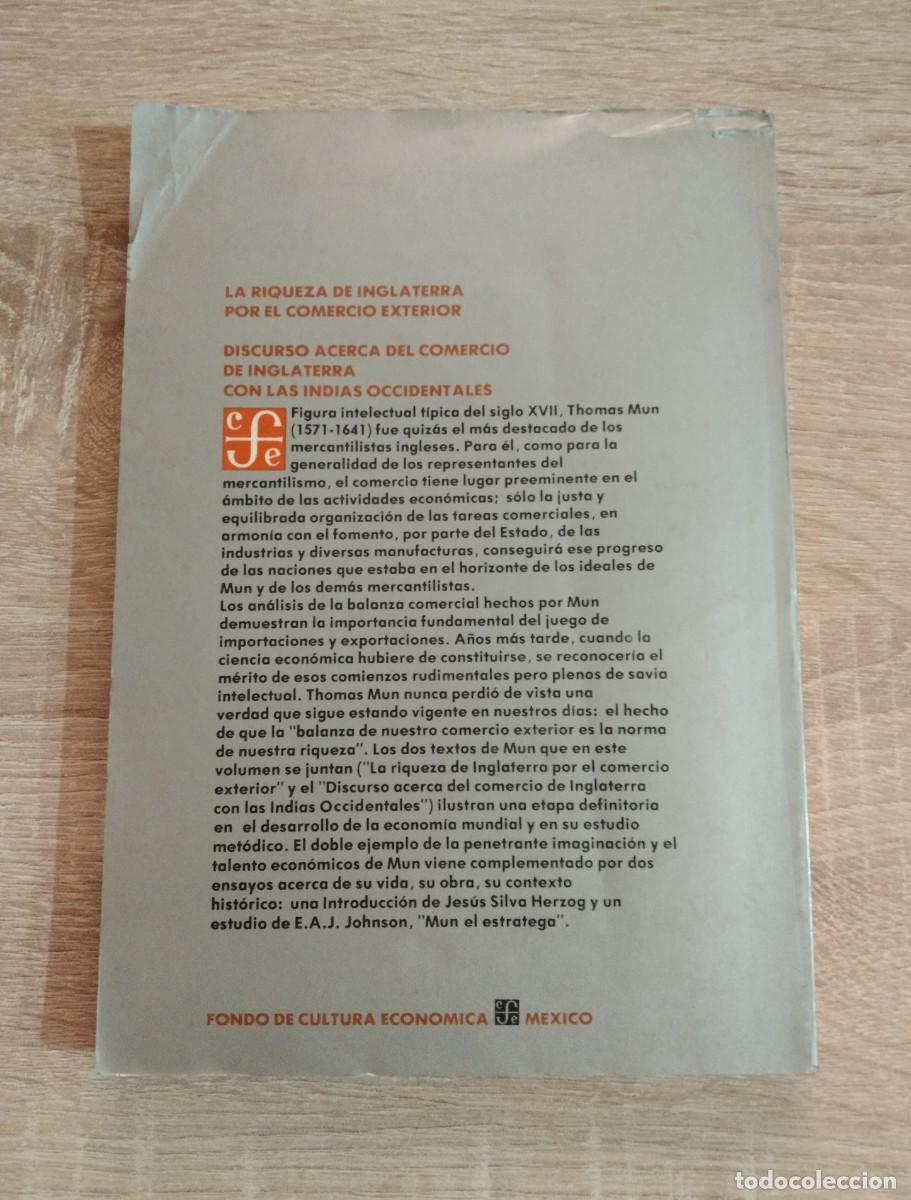 Libros de segunda mano: RIQUEZA DE INGLATERRA POR EL COMERCIO EXTERIOR, LA - Mun, Thomas - Foto 2
