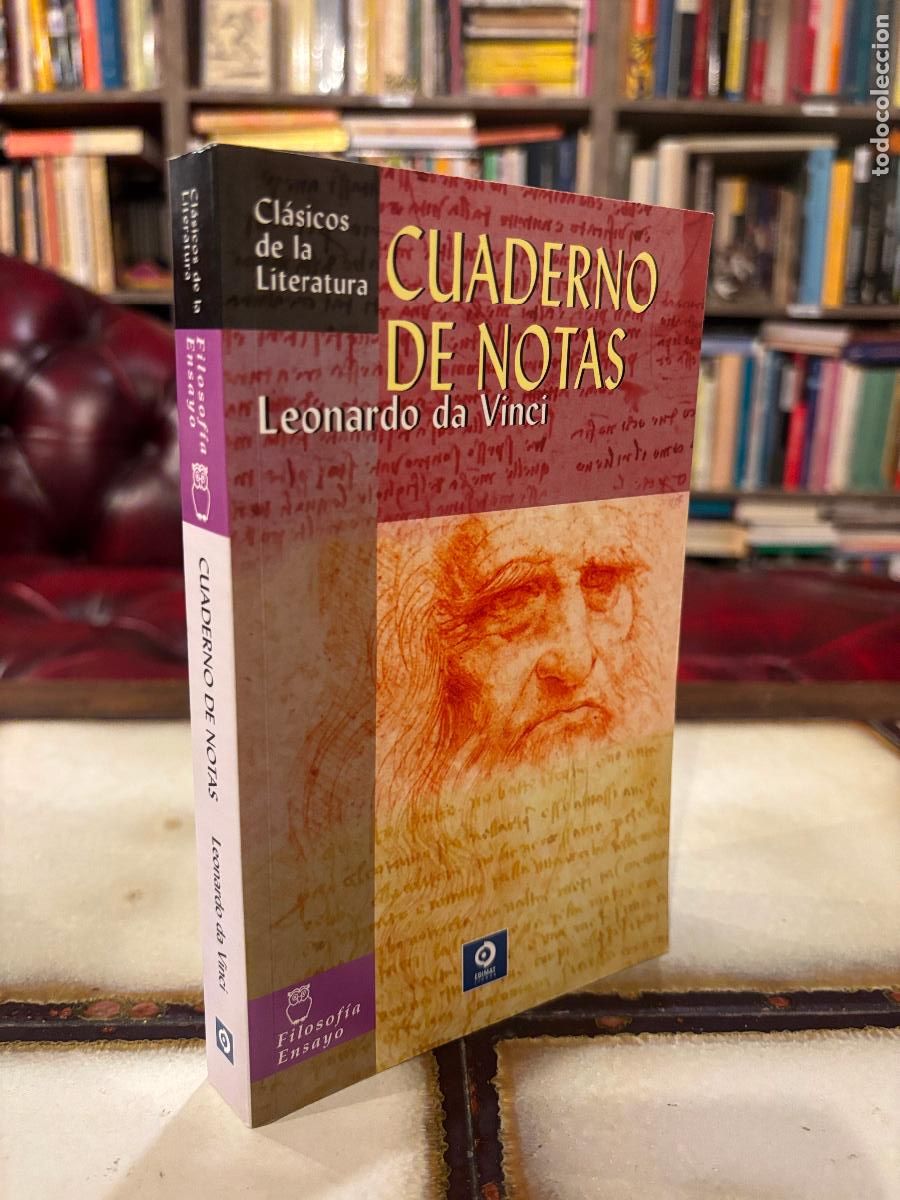 Libros de segunda mano: Cuaderno de notas. Leonardo da Vinci. PEDIDO M&Iacute;NIMO 5&euro; - Foto 1