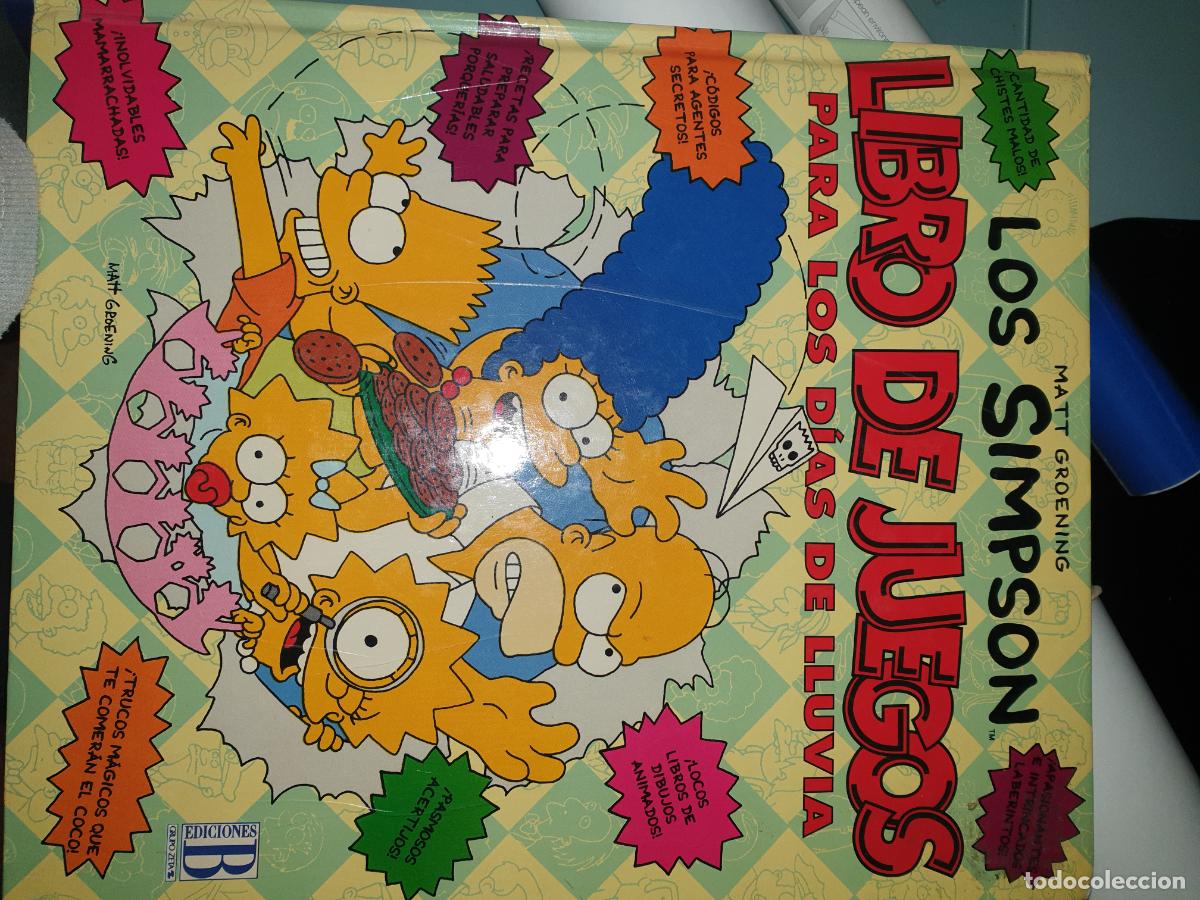 Libros de segunda mano: LOS SIMPSON LIBRO DE JUEGOS - Foto 2