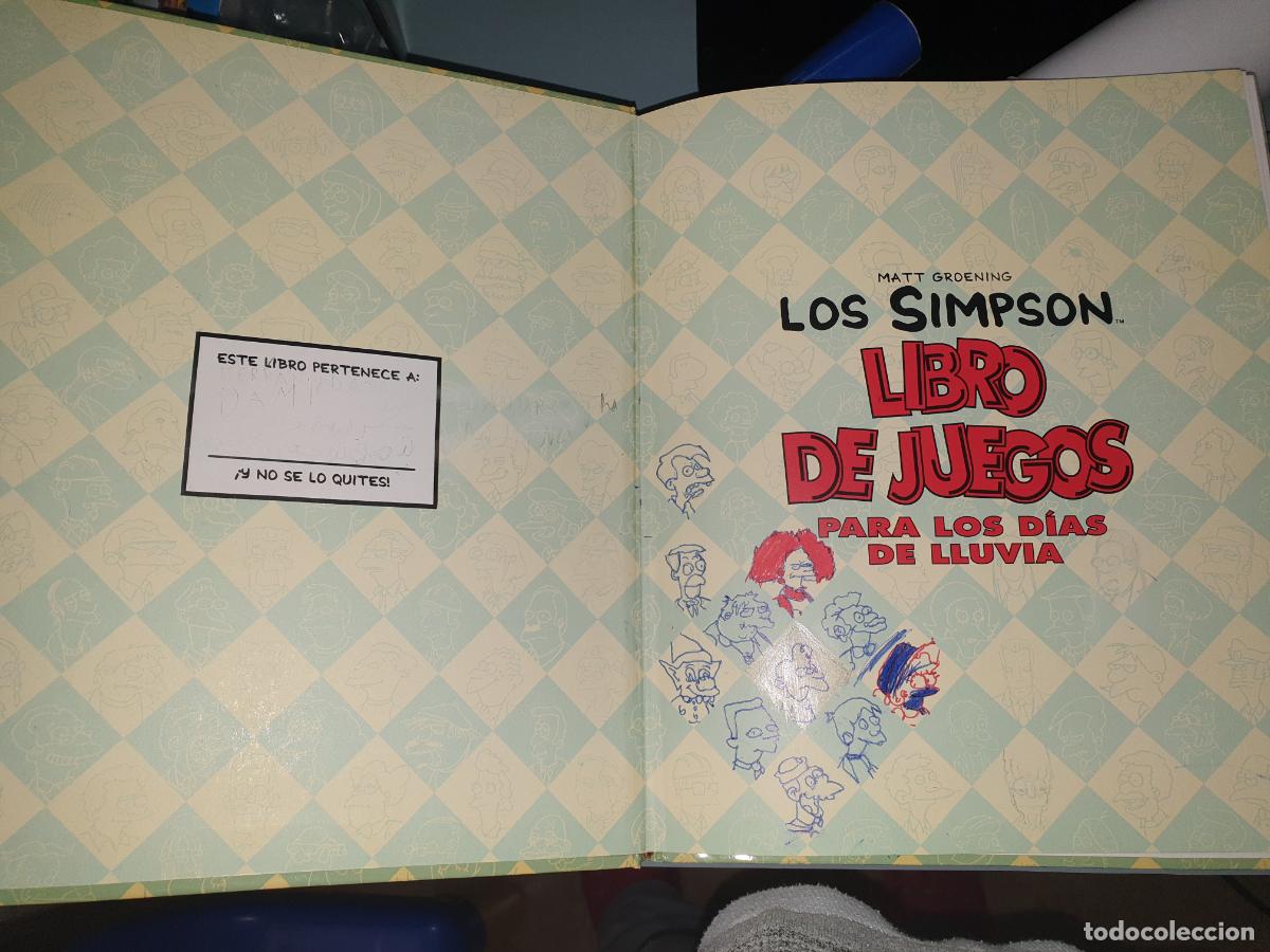 Libros de segunda mano: LOS SIMPSON LIBRO DE JUEGOS - Foto 4