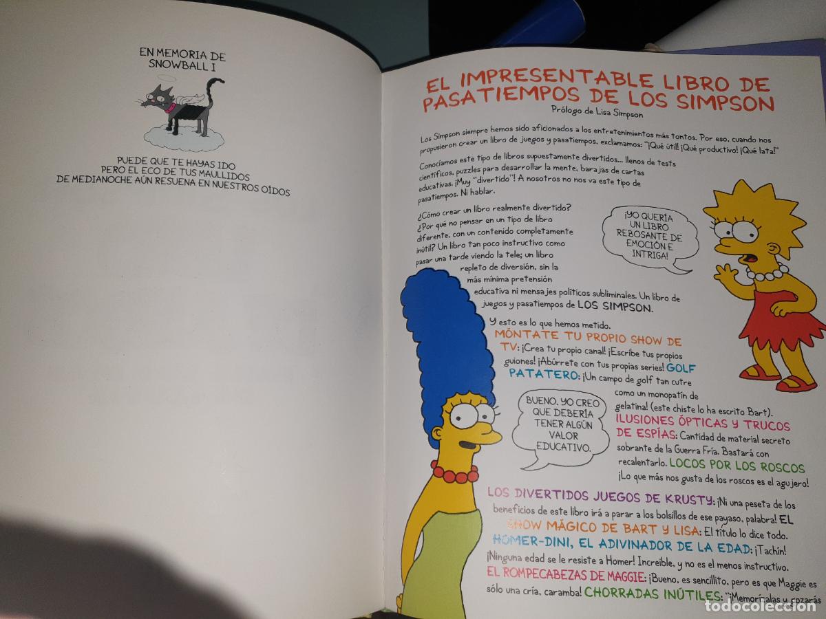 Libros de segunda mano: LOS SIMPSON LIBRO DE JUEGOS - Foto 7