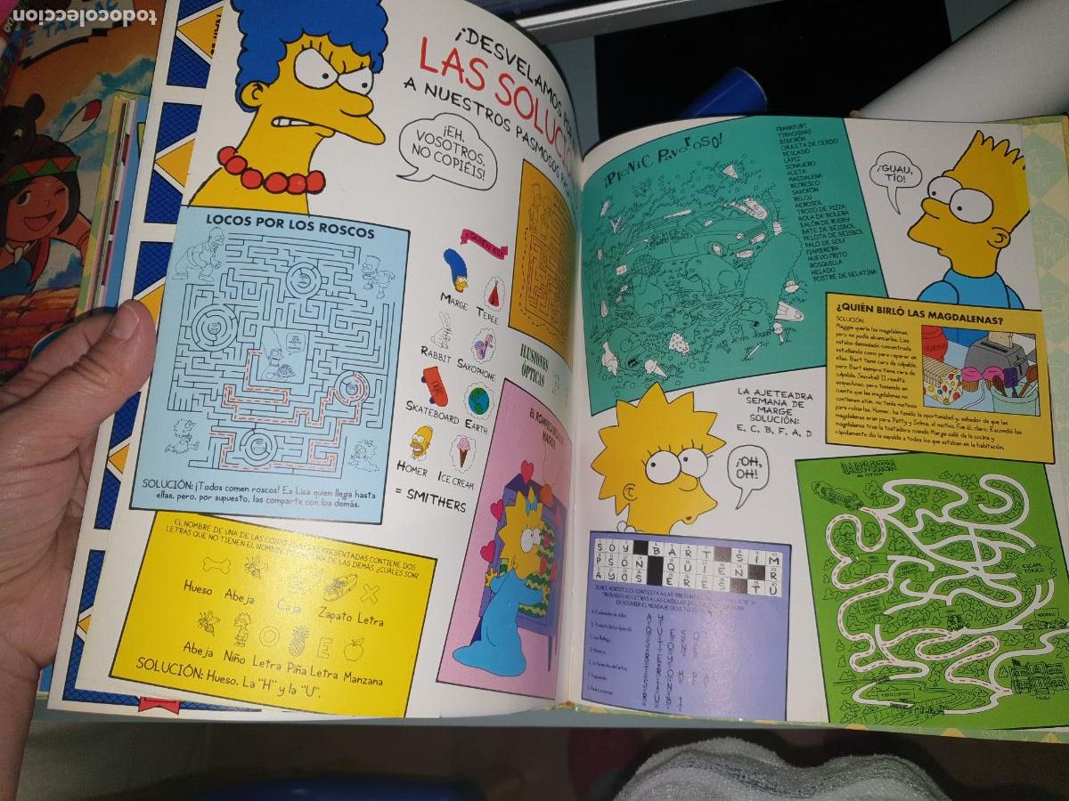 Libros de segunda mano: LOS SIMPSON LIBRO DE JUEGOS - Foto 13