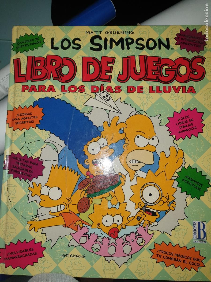 Libros de segunda mano: LOS SIMPSON LIBRO DE JUEGOS - Foto 1
