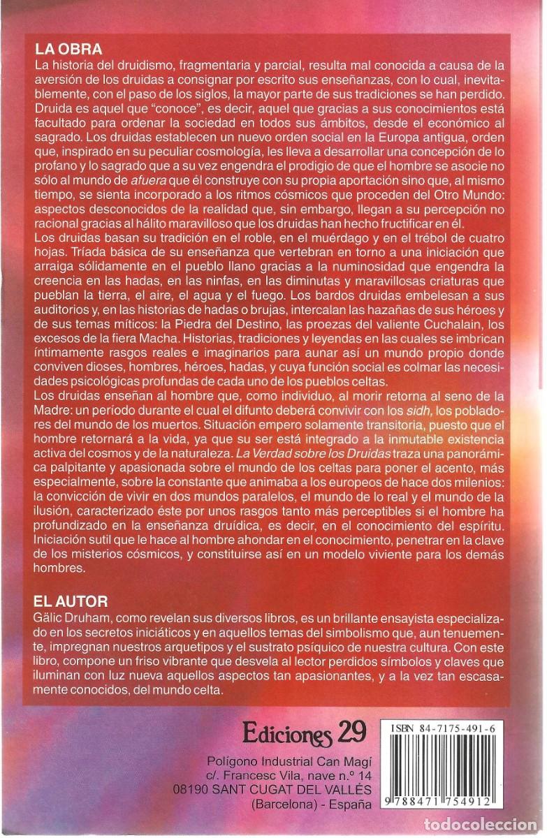 Libros de segunda mano: LA VERDAD SOBRE LOS DRUIDAS G&Auml;LIC DRUHAM - Foto 2