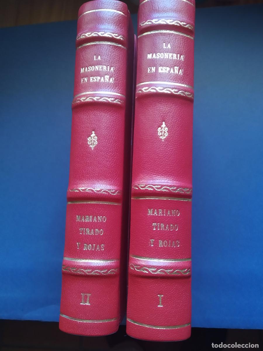 Libros de segunda mano: La masoner&iacute;a en Espa&ntilde;a, Tirado Rojas - Foto 1