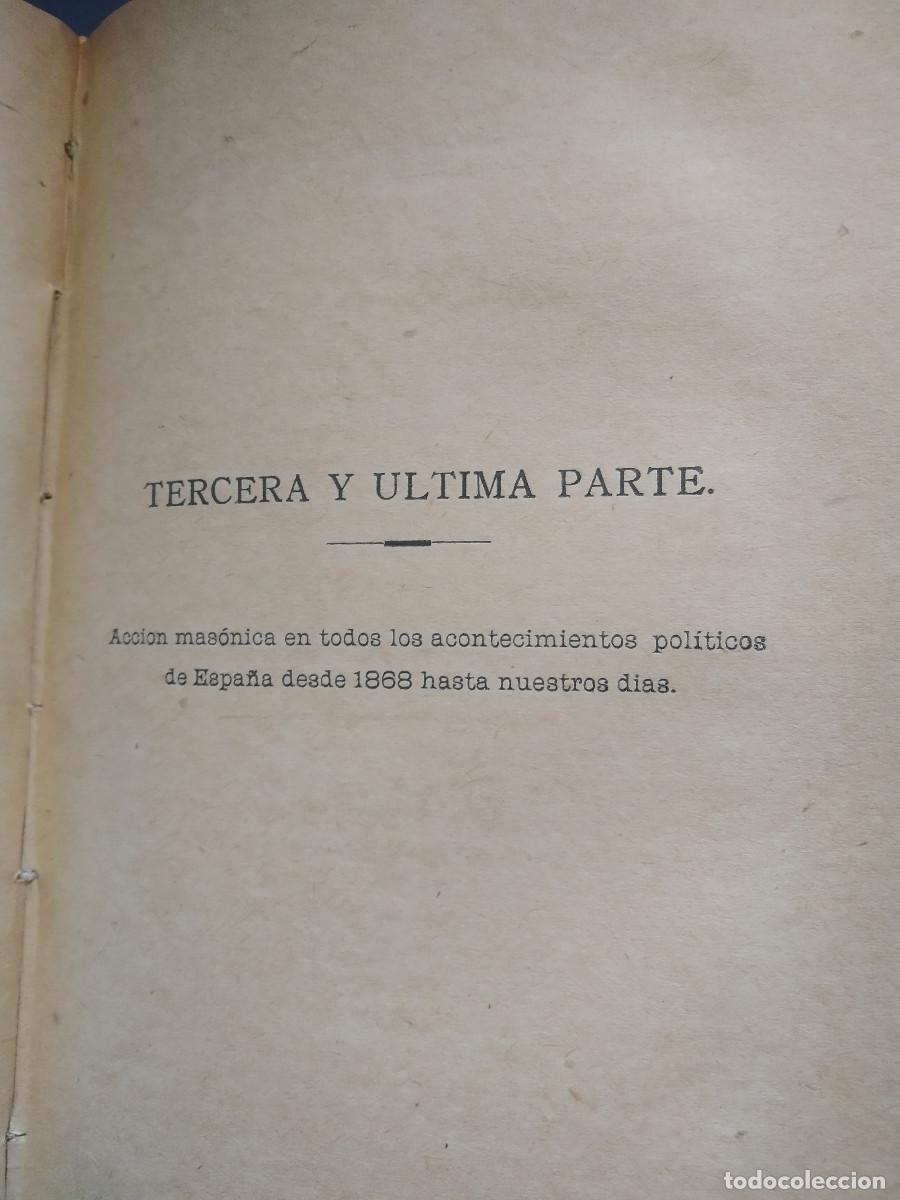 Libros de segunda mano: La masoner&iacute;a en Espa&ntilde;a, Tirado Rojas - Foto 6