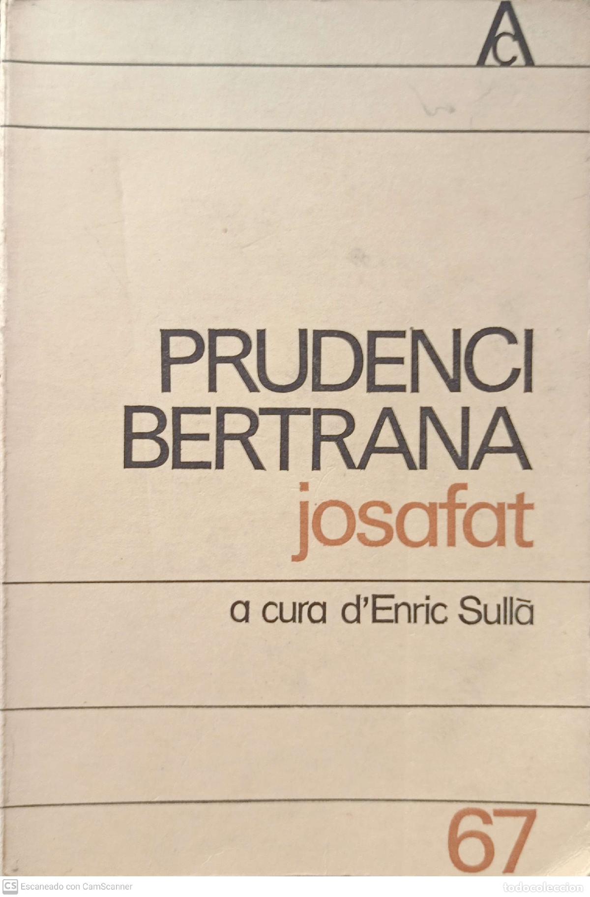 Libros de segunda mano: Josafat - Prudenci Bertrana - Foto 1