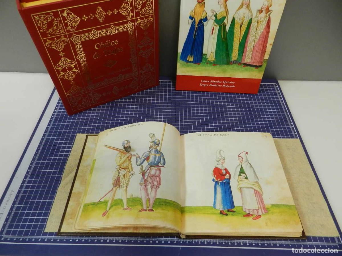 Libros de segunda mano: FACSIMIL C&Oacute;DICE DE TRAJES ORBIS MEDIAEVALIS -PIAF MADRID 2018 - Foto 3