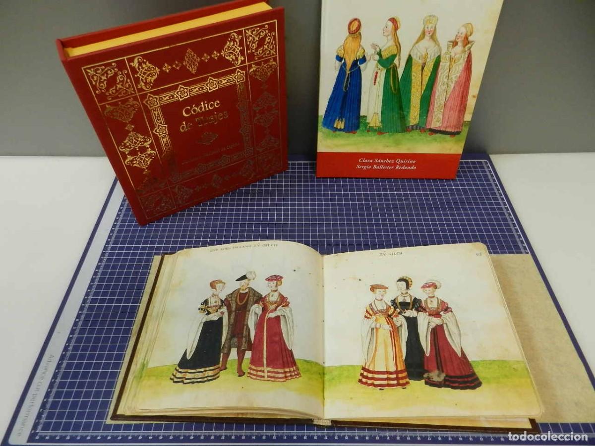 Libros de segunda mano: FACSIMIL C&Oacute;DICE DE TRAJES ORBIS MEDIAEVALIS -PIAF MADRID 2018 - Foto 4
