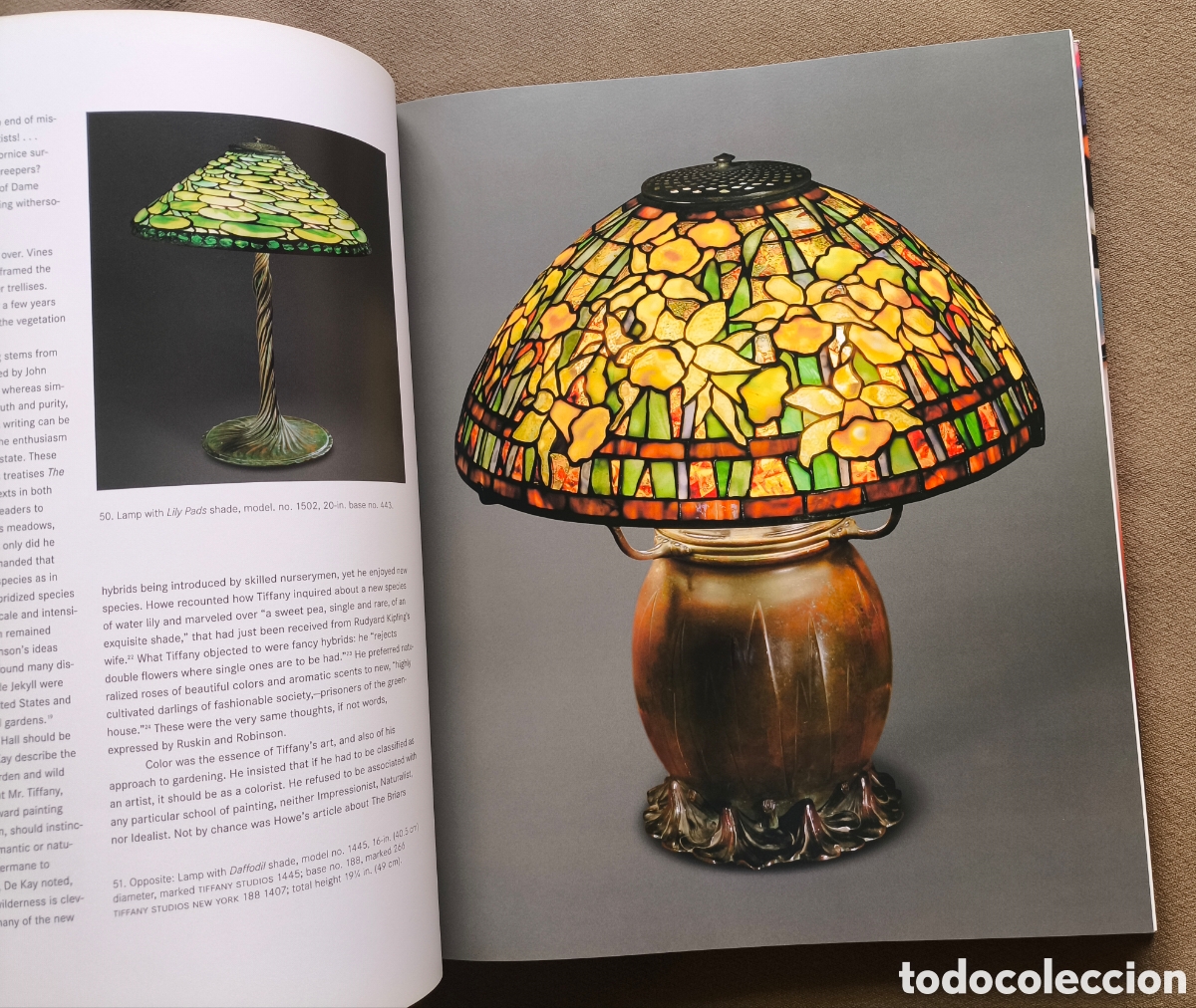 Libros de segunda mano: TIFFANY LAMP BOOK L&Aacute;MPARA LIBRO DESCATALOGADO - Foto 2