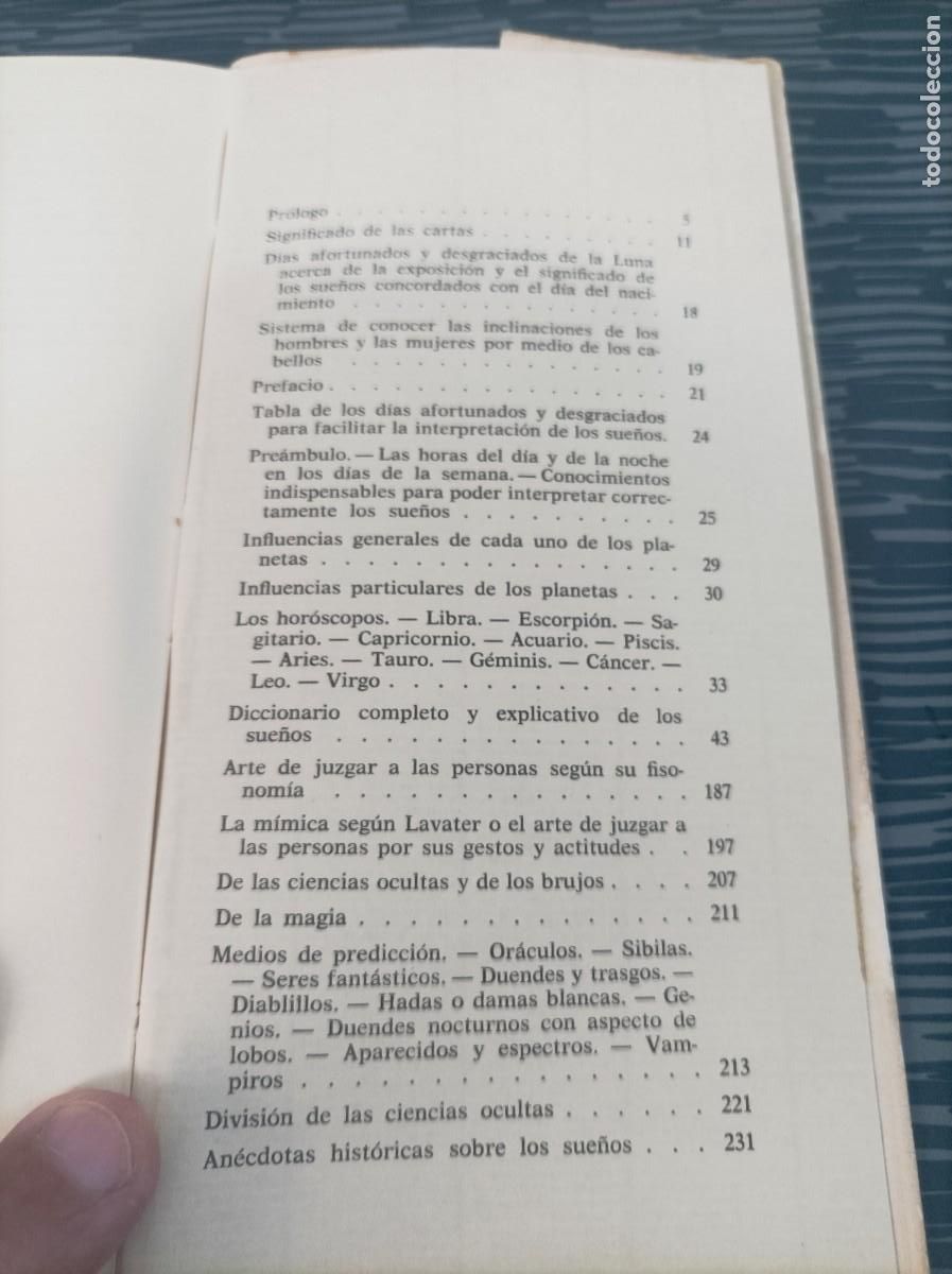 Libros de segunda mano: LIBRO DE LOS SUE&Ntilde;OS Y DE LAS CIENCIAS OCULTAS, EDITORIAL FRONTIS,1968,236 P&Aacute;G. - Foto 6